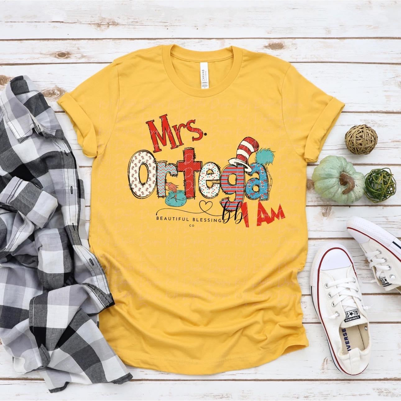 Personalized Dr. S Theme Tee